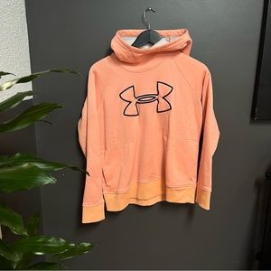 Neck Drop Hoodie Peach Under Armour Size Medium Women’s ($20)